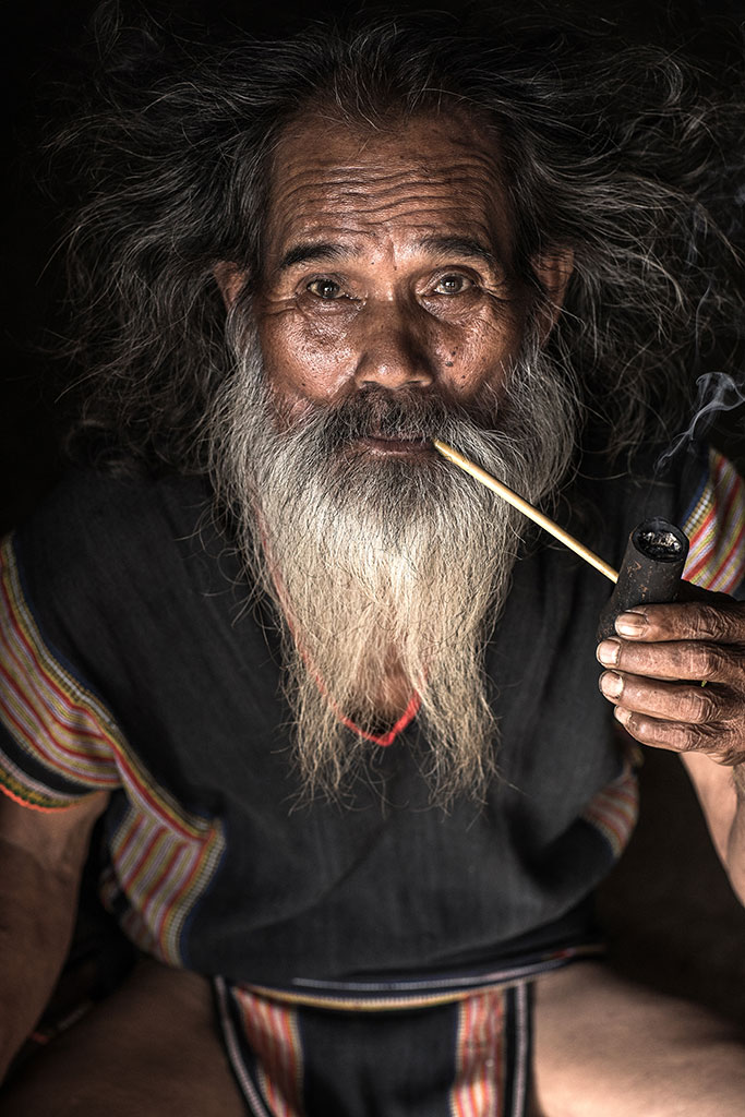 Une photo portrait de Dip par Réhahn au Vietnam
