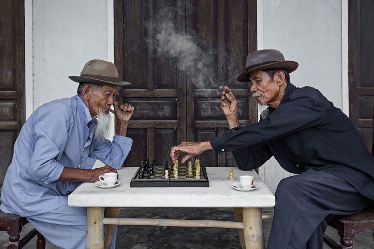 Joueurs d'échecs photo de Réhahn à Hoi An au Vietnam