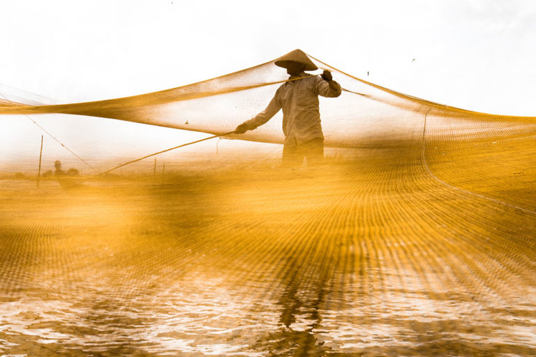 Marigold Morning photo by Réhahn - fishing net in Hoi An Vietnam