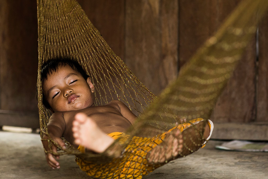 Photo du sommeil des enfants de Réhahn au Vietnam 