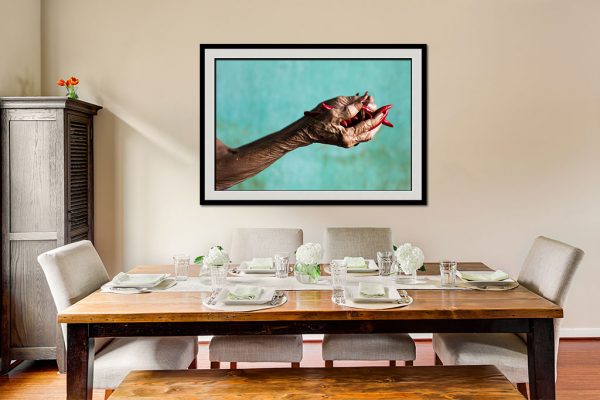 home - hands with chili - fine art photography