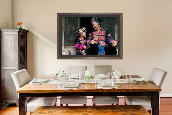 home - nhi and grandma - fine art photography