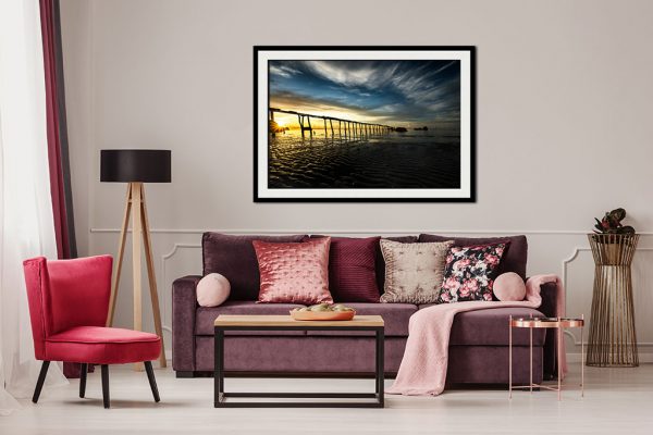 home - sunrise bridge - fine art photography