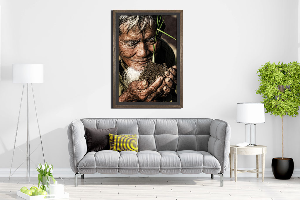 The Scent Of Earth print shown in an interior setting