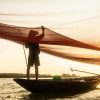Hazel Sunset photo by Réhahn - fishing net in Hoi An Vietnam