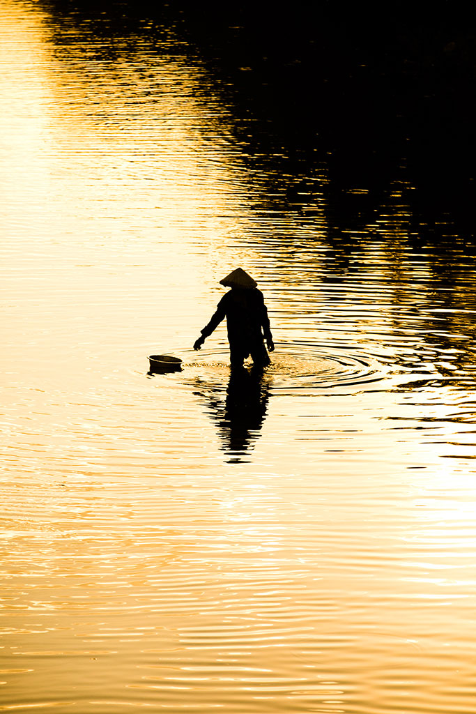 Photographie de fin de journée à Hoi An Vietnam