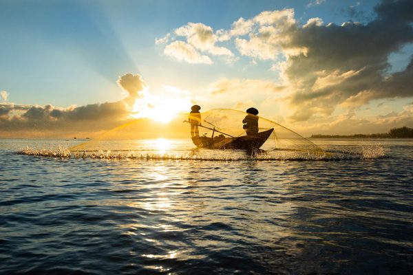 Sunrice fishing by Rehahn photography in Hoi An Vietnam